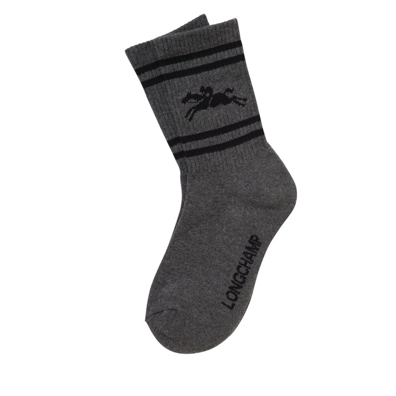 Longchamp Socks Anthracite | VU5624837