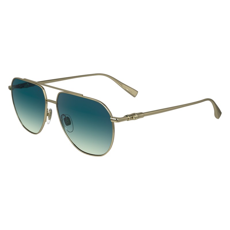 Longchamp Sunglasses Doradas Azules | BV4726380