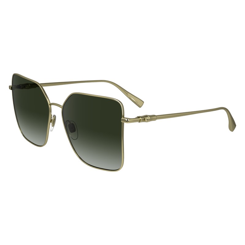 Longchamp Sunglasses Doradas Kaki | KH1435769