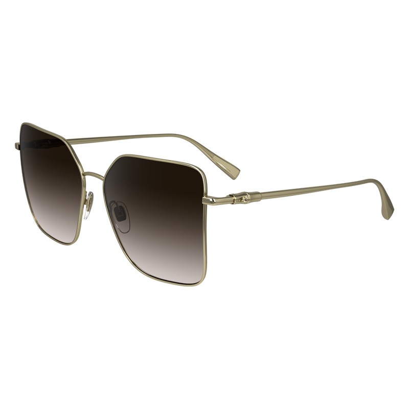 Longchamp Sunglasses Doradas Marrones | GN0685139