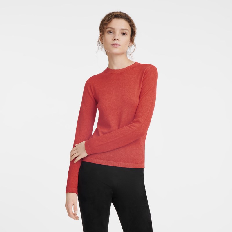 Longchamp Sweater Strawberry | SR7243108