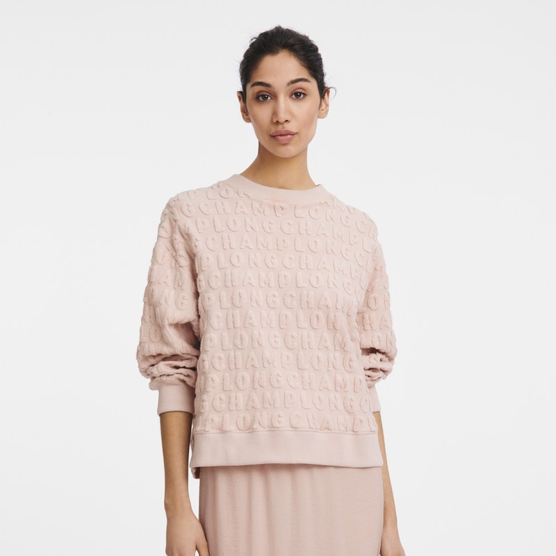 Longchamp Sweatshirt Nude | WX4613502