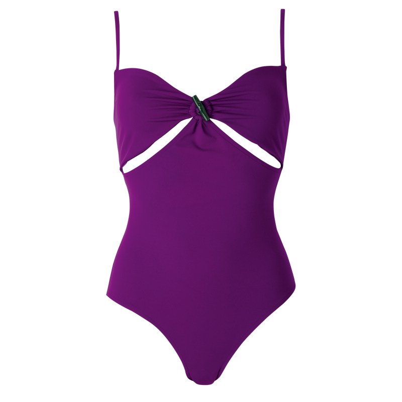 Longchamp Swimsuit Violet | DN6029381