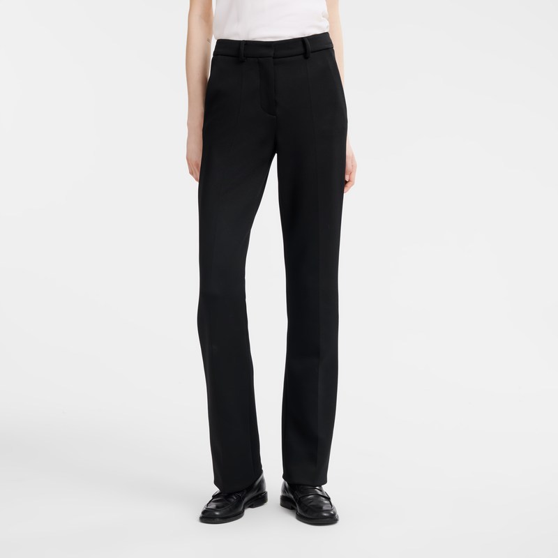 Longchamp Trousers Negras | LD8629307