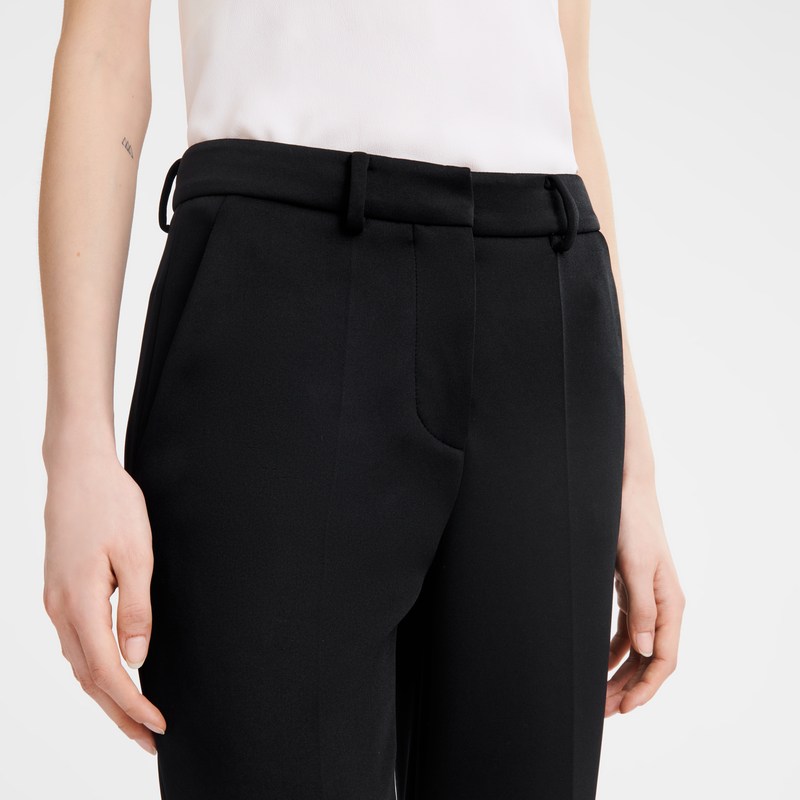 Longchamp Trousers Negras | LD8629307