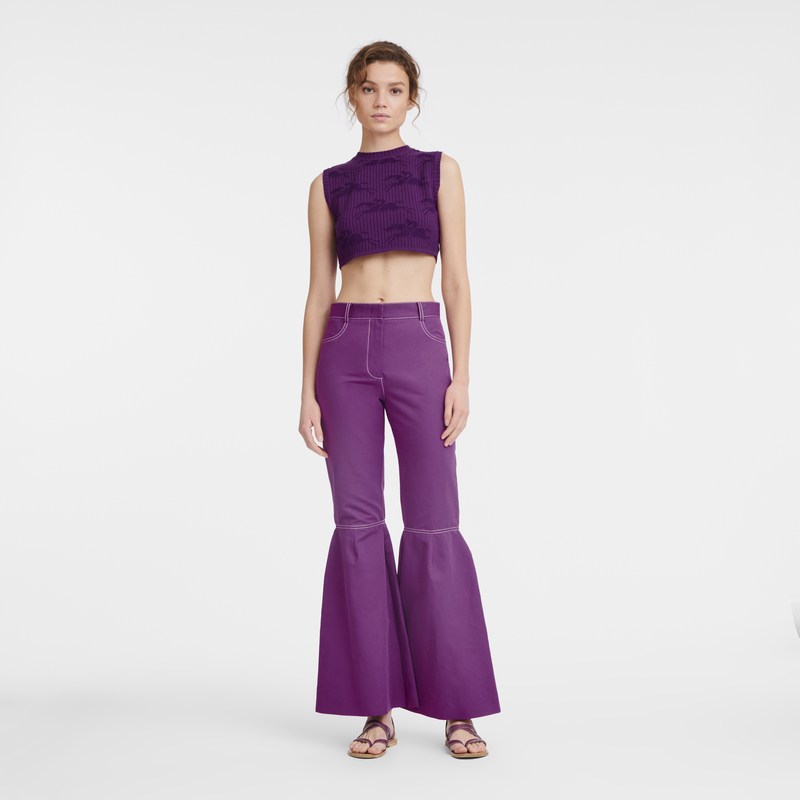 Longchamp Trousers Violet | EA2019378