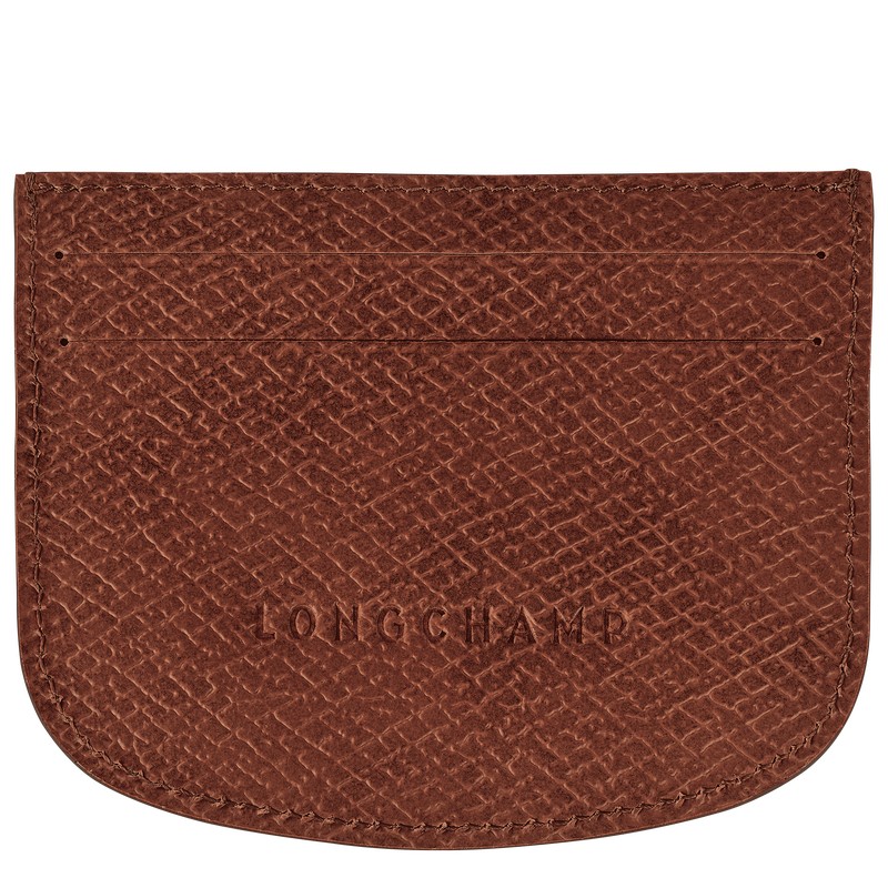 Longchamp Épure Card Holder Marrones | FK5481039