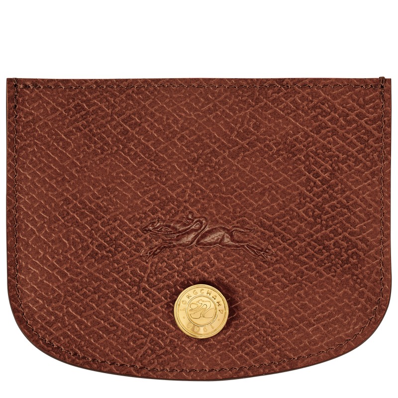 Longchamp Épure Card Holder Marrones | FK5481039