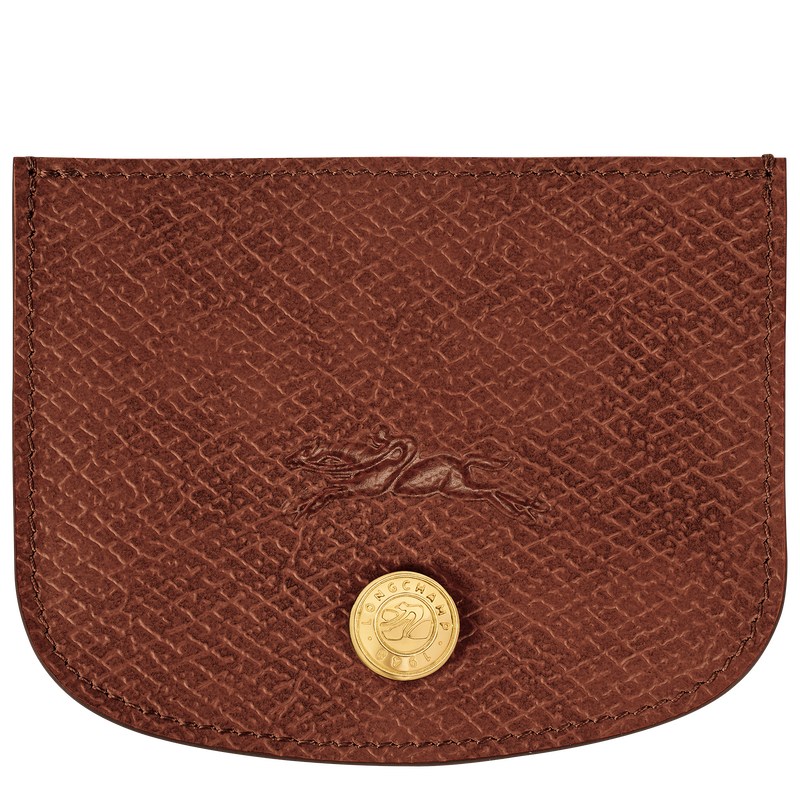 Longchamp Épure Card Holder Marrones | ZX5286974