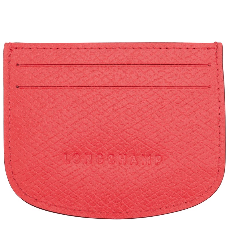 Longchamp Épure Card Holder Strawberry | CQ5436721