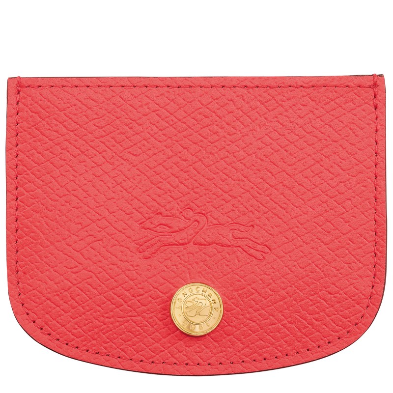 Longchamp Épure Card Holder Strawberry | CQ5436721