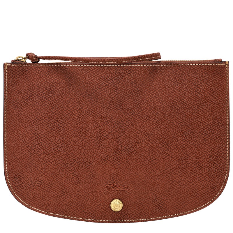 Longchamp Épure Pouch Marrones | IG6197540